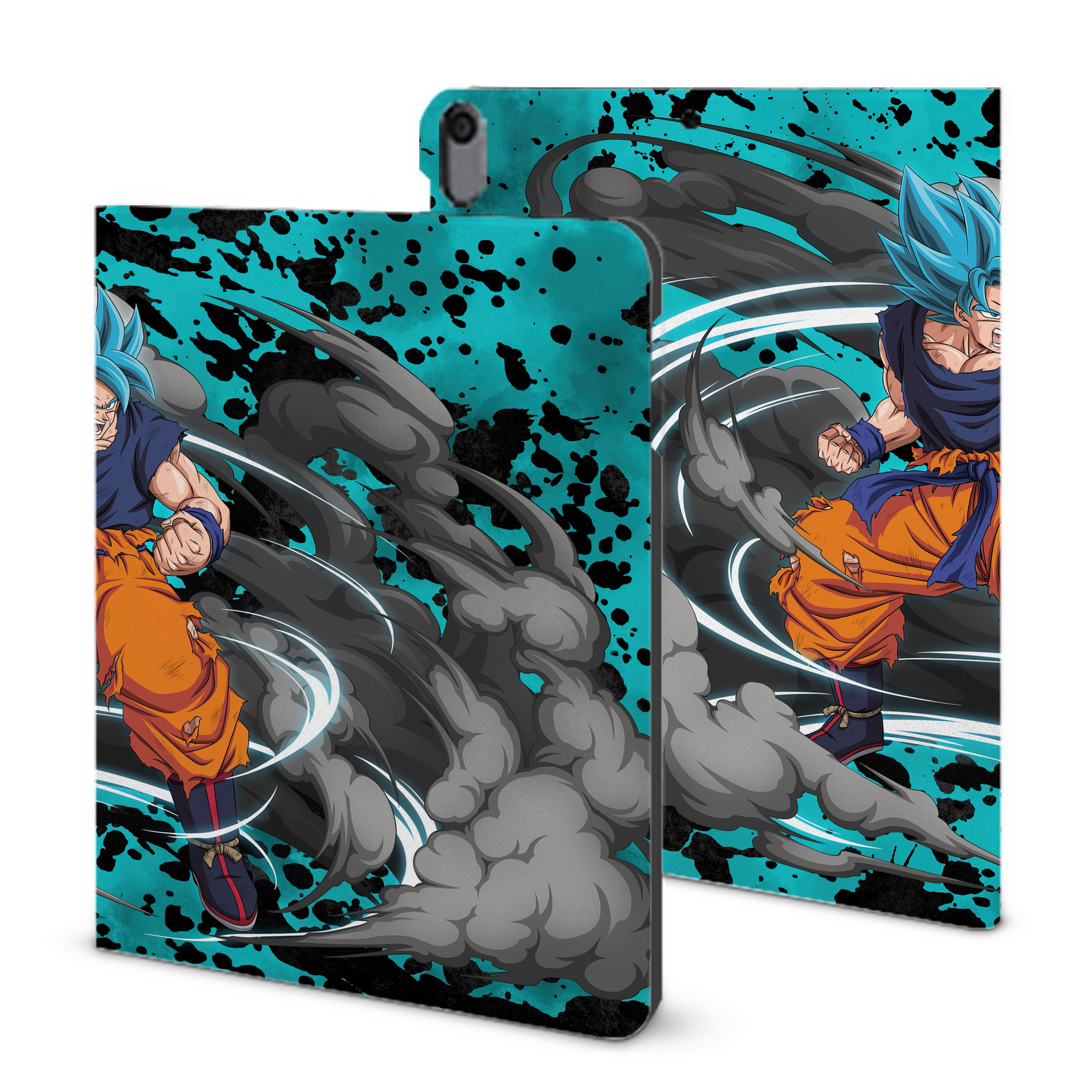 （画像用） ドラゴンボール DRAGON BALL IPad ケース ブック型 PUレザー TPU 耐衝撃 軽量 薄型 ペン収納なし 全面保護 IPad 各モデル対応